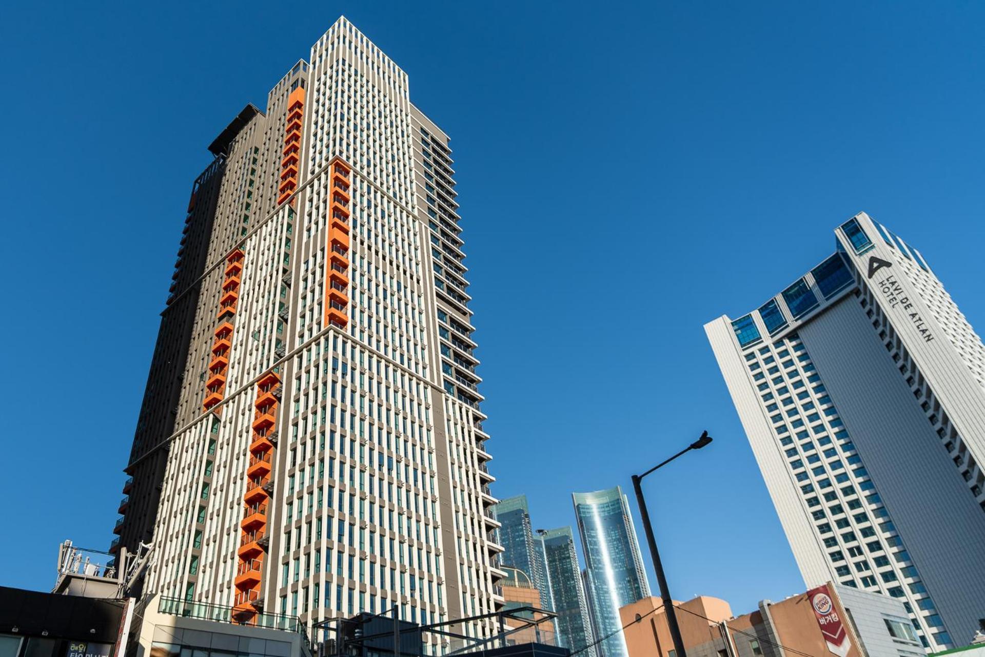 D Ov Haeundae Hotel Busan Exteriör bild